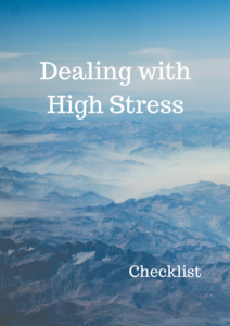 Dealing with High Stress