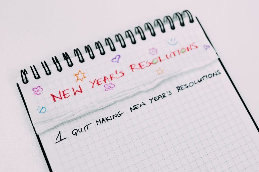 new year resolutions