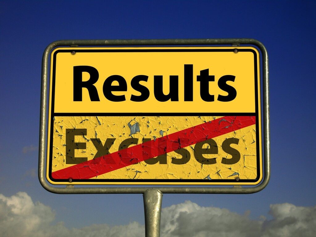 results-excuses